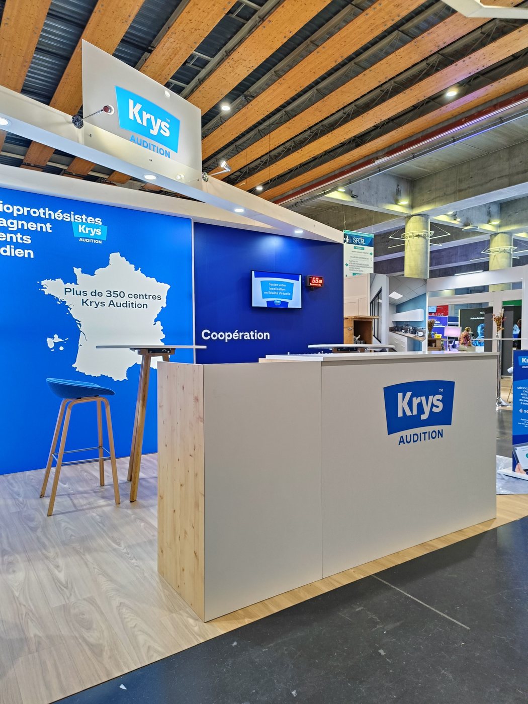 Stand sur mesure Krys Audition