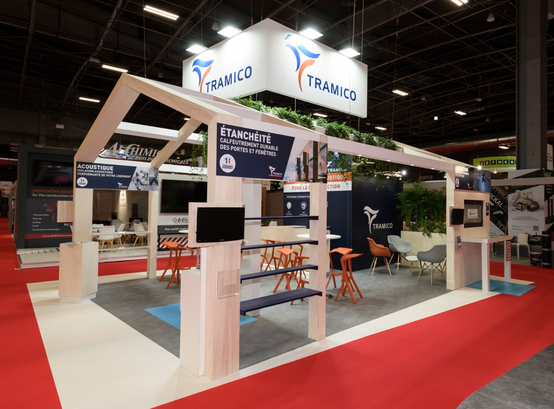 Stand sur mesure Tramico — Batimat — 55 m²