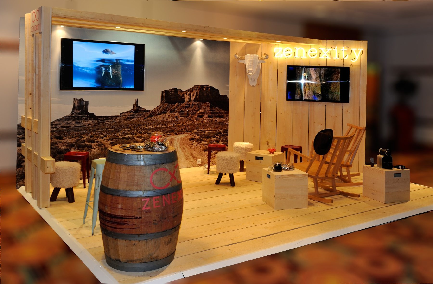 Stand sur mesure Zenexity Zengularity — Devoxx — 20 m²